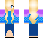 blue girl