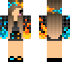 chibi kawaii water and fire