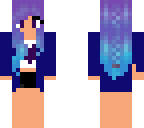 cute ombre hair girl