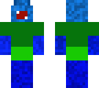 furry blue monster