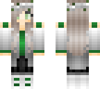 green cardigan