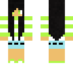 lime green girl