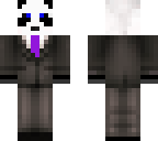 panda in a suit