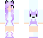 purple fox girl