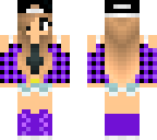 purple tomboy girl