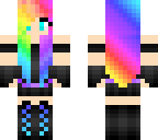 rainbow dj girl