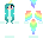 rainbow unicorn girl