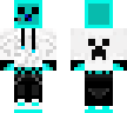 baby blue slime with headset
