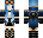 bleu steampunk chibu