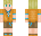 blue and orange clothed boy