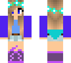 blue girl