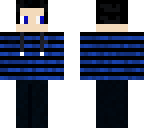 blue hoodie
