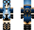 blue steampunk girl