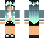 blue varsity girl
