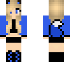 blue wolf girl