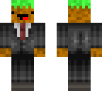 derpy grass block in a tuxedo