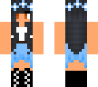 dress and flowercrown of aphmau