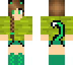 green cat girl