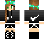 nike girl with flower headband
