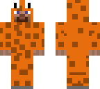 orange little lizard