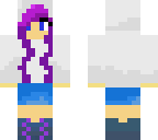 purple hair girl