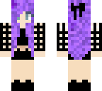 purple hair tumblr girl