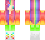 rainbow chibi girl