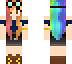 rainbow emo girl