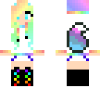 rainbow wolf