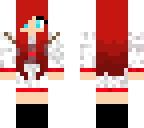 red hair girl with a cute christmas sweater