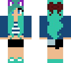 turquoise girl