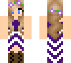 updated blonde girl with spring dress