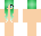 updated mint haired girl