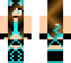 blue neko girl