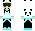 blue panda boy