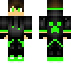 boy with creeper hoodie