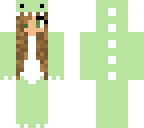brunette dino girl