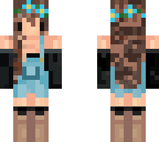 chibi overalls