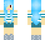 cute blue girl