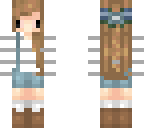 cute girl with overalls