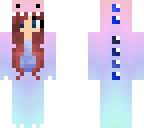 dino girl with brown hair