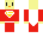 ducky in a superhero suit