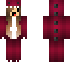 edit red dino girl