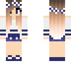 navy blue cute girl