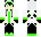 panda boy green