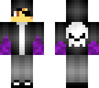 purple skull jacket guy