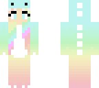 rainbow dino girl