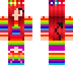 rainbow dress and trainers