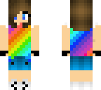 rainbow girl