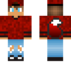 red boy with hat